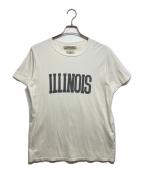 REMI RELIEFレミレリーフ）の古着「ILLINOIS Tシャツ」｜アイボリー