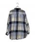 BLUE LABEL CRESTBRIDGE (ブルーレーベルクレストブリッジ) チェックリボンシャツ ブルー サイズ:38：5000円
