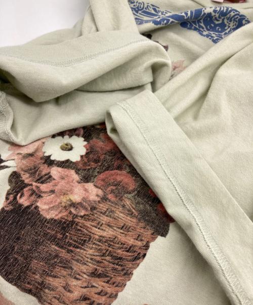 Vivienne Westwood RED LABEL（ヴィヴィアンウエストウッドレッドレーベル）Vivienne Westwood RED LABEL (ヴィヴィアンウエストウッドレッドレーベル) フラワープリントTシャツ ライトグリーン サイズ:2の古着・服飾アイテム
