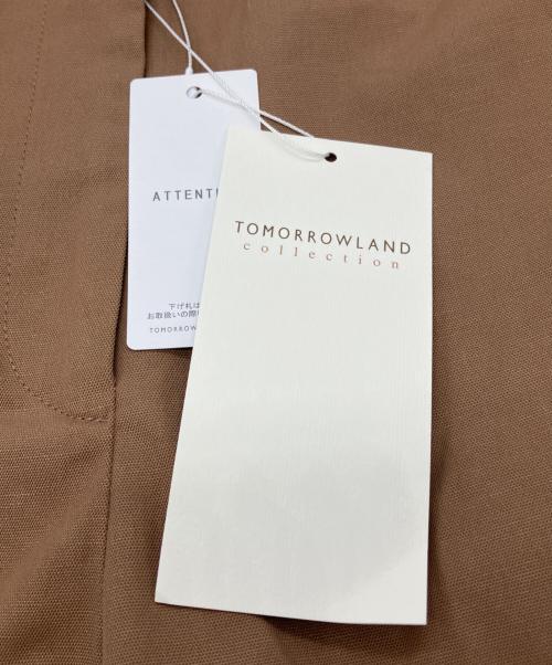 TOMORROW LAND collection（トゥモローランドコレクション）TOMORROW LAND collection (トゥモローランドコレクション) ドライツイル セミワイドパンツ ブラウン サイズ:38の古着・服飾アイテム