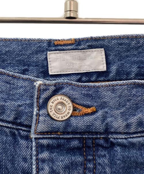 FILL THE BILL（フィルザビル）FILL THE BILL (フィルザビル) UNITED ARROWS (ユナイテッドアローズ) タックデニムパンツ インディゴ サイズ:27の古着・服飾アイテム