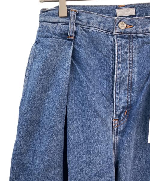 FILL THE BILL（フィルザビル）FILL THE BILL (フィルザビル) UNITED ARROWS (ユナイテッドアローズ) タックデニムパンツ インディゴ サイズ:27の古着・服飾アイテム