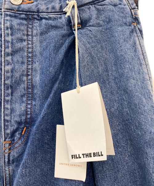 FILL THE BILL（フィルザビル）FILL THE BILL (フィルザビル) UNITED ARROWS (ユナイテッドアローズ) タックデニムパンツ インディゴ サイズ:27の古着・服飾アイテム