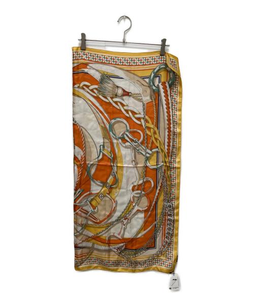 manipuri（マニプリ）manipuri (マニプリ) シルクスカーフ オレンジ 未使用品の古着・服飾アイテム