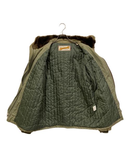 Schott（ショット）Schott (ショット) GERMAN CLOTH SHEAPER HOODIE JACKET グリーン サイズ:SIZE Mの古着・服飾アイテム