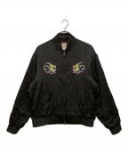 McGREGOR×FREAK'S STOREマクレガー×フリークスストア）の古着「スーベニア ジップブルゾン」｜ブラック