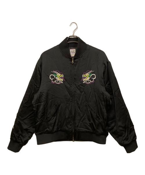 McGREGOR（マクレガー）McGREGOR (マクレガー) FREAK'S STORE (フリークストア) スーベニア ジップブルゾン ブラック サイズ:SIZE Lの古着・服飾アイテム