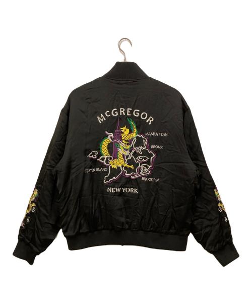 McGREGOR（マクレガー）McGREGOR (マクレガー) FREAK'S STORE (フリークストア) スーベニア ジップブルゾン ブラック サイズ:SIZE Lの古着・服飾アイテム