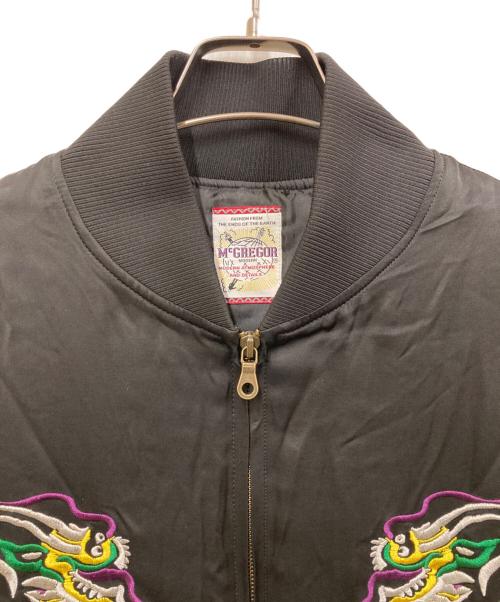 McGREGOR（マクレガー）McGREGOR (マクレガー) FREAK'S STORE (フリークストア) スーベニア ジップブルゾン ブラック サイズ:SIZE Lの古着・服飾アイテム
