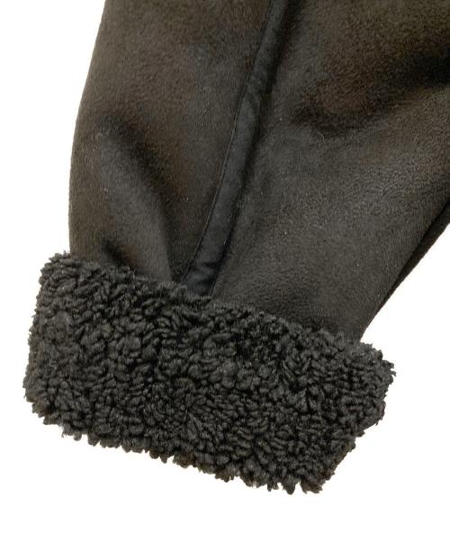 MAGIC STICK（マジックスティック）MAGIC STICK (マジックスティック) フェイクムートン フライトジャケット ブラック サイズ:SIZE Lの古着・服飾アイテム