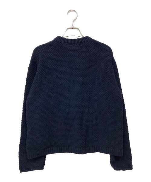 Mila Owen（ミラオーウェン）Mila Owen (ミラオーウェン) フラップポケット付金釦ニットカーディガン ネイビー サイズ:1の古着・服飾アイテム