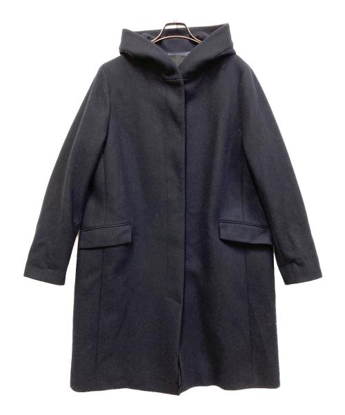 icB（アイシービー）icB (アイシービー) Shell Melton フーデットコート ネイビー サイズ:SIZE 46の古着・服飾アイテム