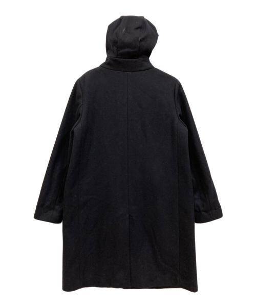 icB（アイシービー）icB (アイシービー) Shell Melton フーデットコート ネイビー サイズ:SIZE 46の古着・服飾アイテム