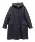 icB（アイシービー）の古着「Shell Melton フーデットコート」｜ネイビー