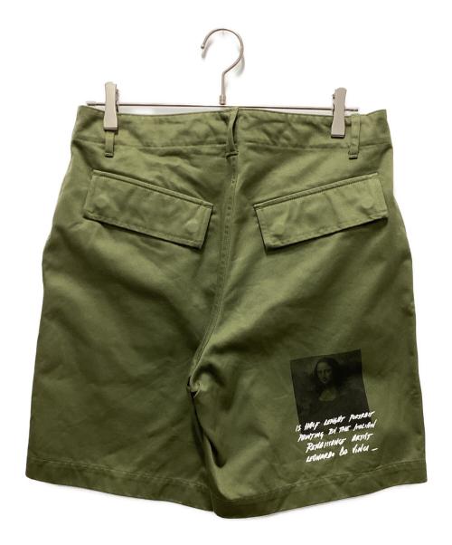 OFFWHITE（オフホワイト）OFFWHITE (オフホワイト) ハーフパンツ オリーブ サイズ:32の古着・服飾アイテム