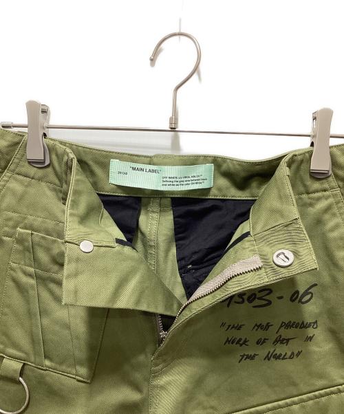 OFFWHITE（オフホワイト）OFFWHITE (オフホワイト) ハーフパンツ オリーブ サイズ:32の古着・服飾アイテム