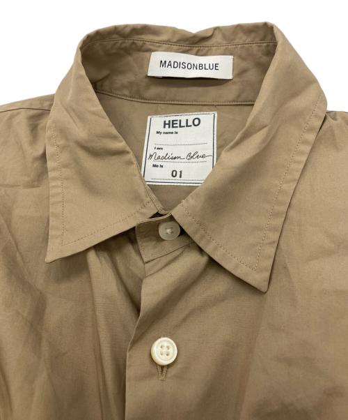 MADISON BLUE（マディソンブルー）MADISON BLUE (マディソンブルー) J.BRADLEY SHIRT　MB171-5718 ブラウン サイズ:01の古着・服飾アイテム