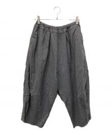 ordinary fits（オーディナリーフィッツ）の古着「ウールボールパンツ」｜グレー