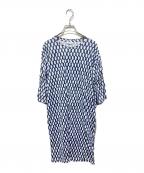 marimekkoマリメッコ）の古着「PIKKU SUOMU / GEODESIA DRESS」｜ネイビー