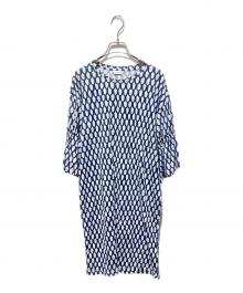 marimekko（マリメッコ）の古着「PIKKU SUOMU / GEODESIA DRESS」｜ネイビー