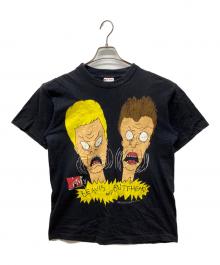 SoF Tee（ソフ ティー）の古着「90’s BEAVIS AND BUTT-HEAD Tシャツ　プリントTシャツ　シングルステッチ」｜ブラック