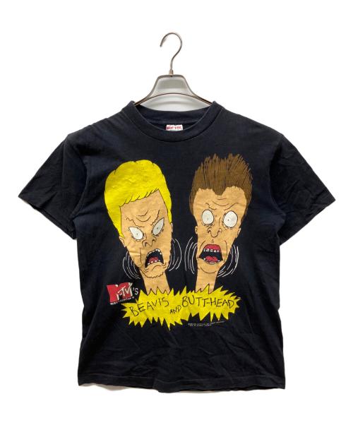 SoF Tee（ソフ ティー）SoF Tee (ソフ ティー) 90’s BEAVIS AND BUTT-HEAD Tシャツ　プリントTシャツ　シングルステッチ ブラック サイズ:Mの古着・服飾アイテム