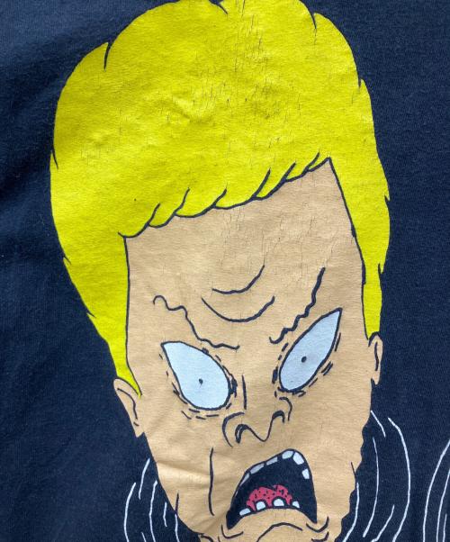 SoF Tee（ソフ ティー）SoF Tee (ソフ ティー) 90’s BEAVIS AND BUTT-HEAD Tシャツ　プリントTシャツ　シングルステッチ ブラック サイズ:Mの古着・服飾アイテム