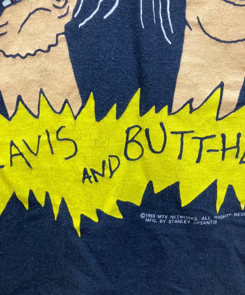 SoF Tee（ソフ ティー）SoF Tee (ソフ ティー) 90’s BEAVIS AND BUTT-HEAD Tシャツ　プリントTシャツ　シングルステッチ ブラック サイズ:Mの古着・服飾アイテム