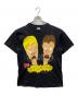 SoF Tee（ソフ ティー）の古着「90’s BEAVIS AND BUTT-HEAD Tシャツ　プリントTシャツ　シングルステッチ」｜ブラック