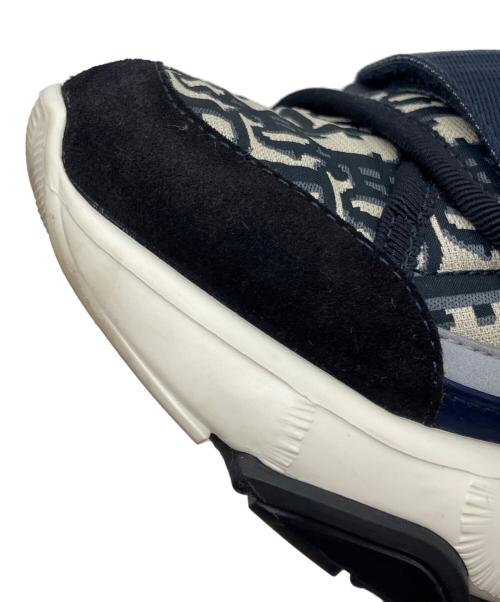 Christian Dior（クリスチャン ディオール）Christian Dior (クリスチャン ディオール) D-WANDERベルクロスニーカー ネイビー×ホワイト サイズ:35の古着・服飾アイテム