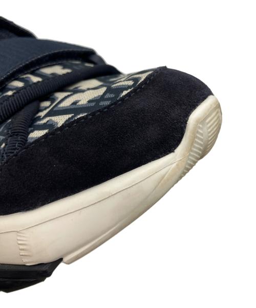 Christian Dior（クリスチャン ディオール）Christian Dior (クリスチャン ディオール) D-WANDERベルクロスニーカー ネイビー×ホワイト サイズ:35の古着・服飾アイテム