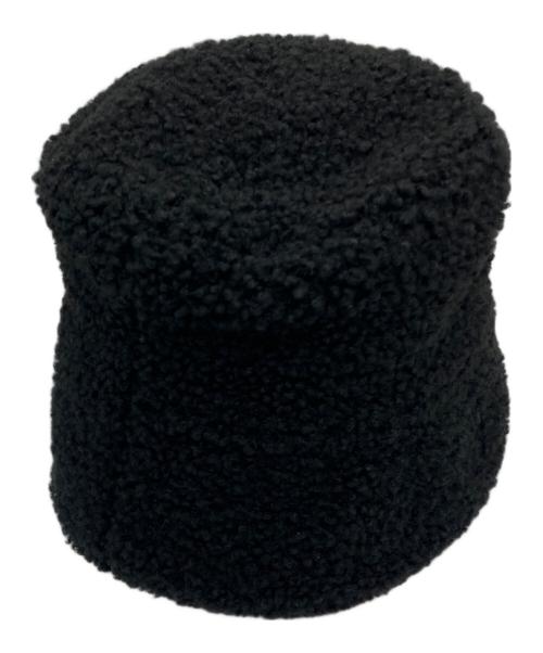 HERMES（エルメス）HERMES (エルメス) ボアハット ブラック サイズ:56の古着・服飾アイテム