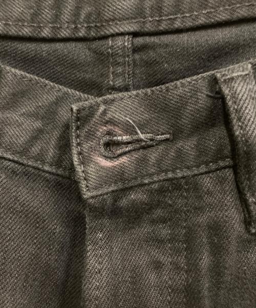 Hysteric Glamour（ヒステリックグラマー）Hysteric Glamour (ヒステリックグラマー) スタッズセルビッジデニムパンツ ブラック サイズ:32の古着・服飾アイテム