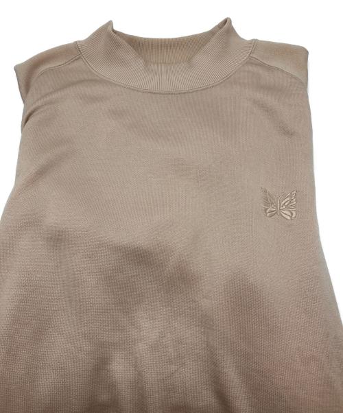 Needles（ニードルズ）Needles (ニードルズ) Mock Neck Tee　MR306 ベージュ サイズ:Mの古着・服飾アイテム