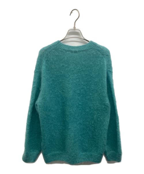 AURALEE（オーラリー）AURALEE (オーラリー) BRUSHED SUPER KID MOHAIR KNIT ブルー サイズ:1の古着・服飾アイテム