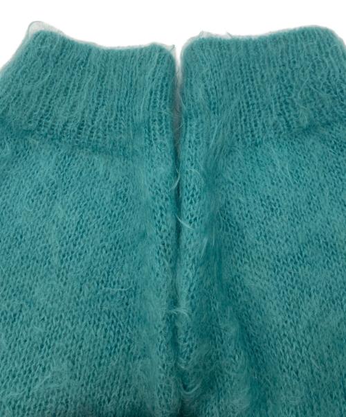 AURALEE（オーラリー）AURALEE (オーラリー) BRUSHED SUPER KID MOHAIR KNIT ブルー サイズ:1の古着・服飾アイテム