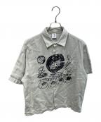 POLAR SKATEポーラー スケート）の古着「リネン半袖シャツ TOM SHIRT」｜ライトグレー