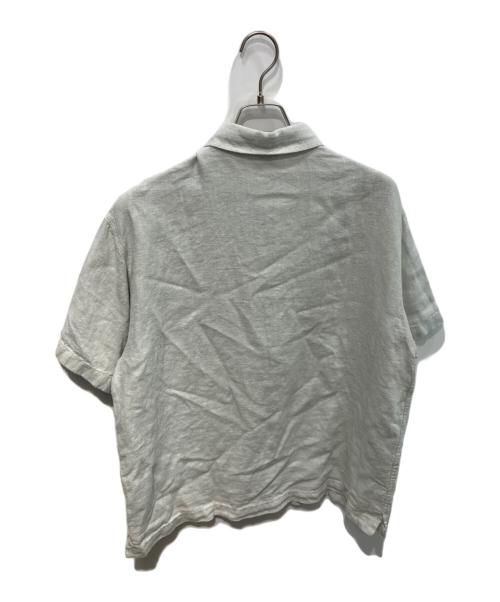 POLAR SKATE（ポーラー スケート）POLAR SKATE (ポーラー スケート) リネン半袖シャツ TOM SHIRT ライトグレー サイズ:Sの古着・服飾アイテム