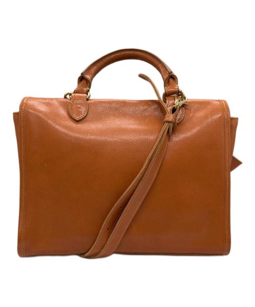 IL BISONTE（イル ビゾンテ）IL BISONTE (イル ビゾンテ) 2WAYショルダーバッグ オレンジの古着・服飾アイテム