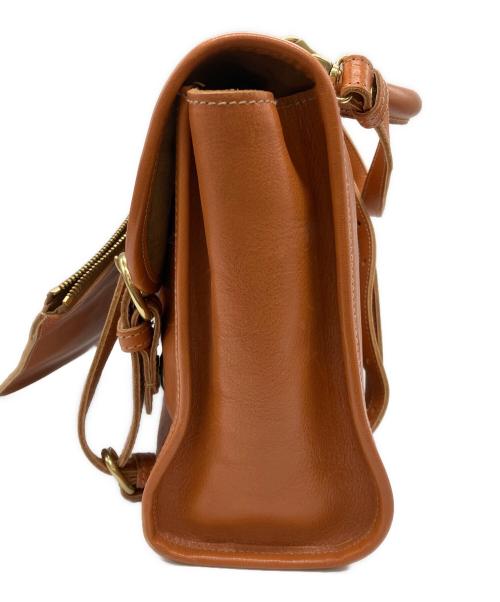 IL BISONTE（イル ビゾンテ）IL BISONTE (イル ビゾンテ) 2WAYショルダーバッグ オレンジの古着・服飾アイテム