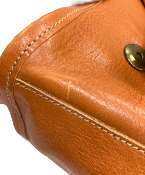 IL BISONTE（イル ビゾンテ）IL BISONTE (イル ビゾンテ) 2WAYショルダーバッグ オレンジの古着・服飾アイテム