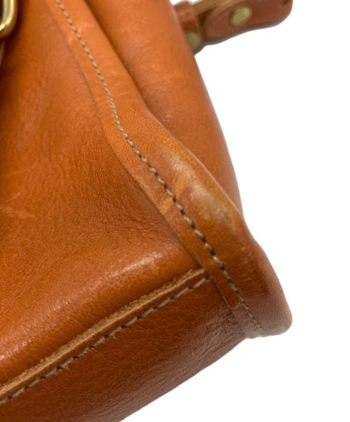 IL BISONTE（イル ビゾンテ）IL BISONTE (イル ビゾンテ) 2WAYショルダーバッグ オレンジの古着・服飾アイテム