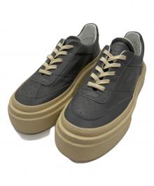 MM6 Maison Margiela（エムエムシックスメゾンマルジェラ）の古着「CHUNKY GAMBETTA SNEAKER」｜グレー