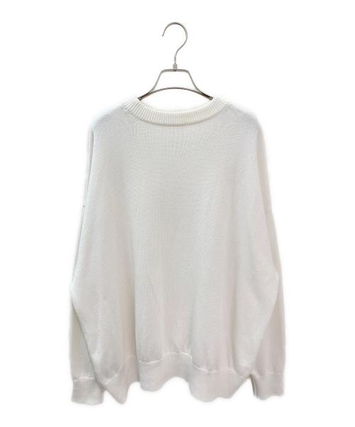 EVERYDAY I LIKE.（エヴリデイ アイ ライク）EVERYDAY I LIKE. (エヴリデイ アイ ライク) Basicニット ホワイト サイズ:FREEの古着・服飾アイテム