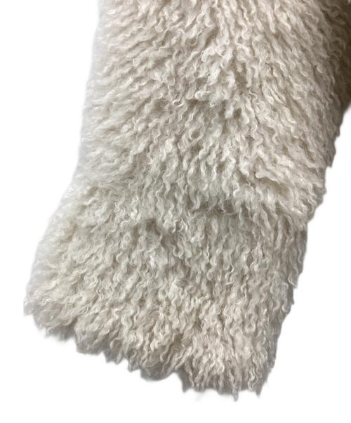 Mystrada（マイストラーダ）Mystrada (マイストラーダ) エコファーブルゾン アイボリー サイズ:SIZE 36の古着・服飾アイテム