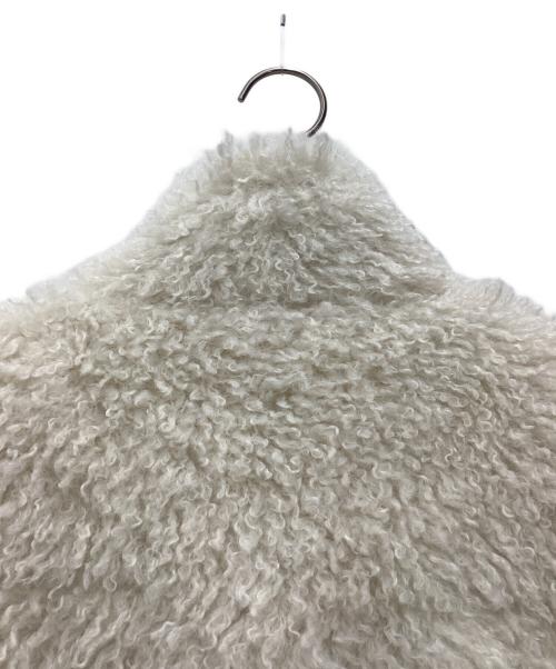 Mystrada（マイストラーダ）Mystrada (マイストラーダ) エコファーブルゾン アイボリー サイズ:SIZE 36の古着・服飾アイテム