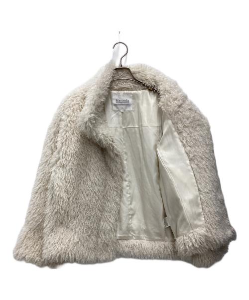 Mystrada（マイストラーダ）Mystrada (マイストラーダ) エコファーブルゾン アイボリー サイズ:SIZE 36の古着・服飾アイテム