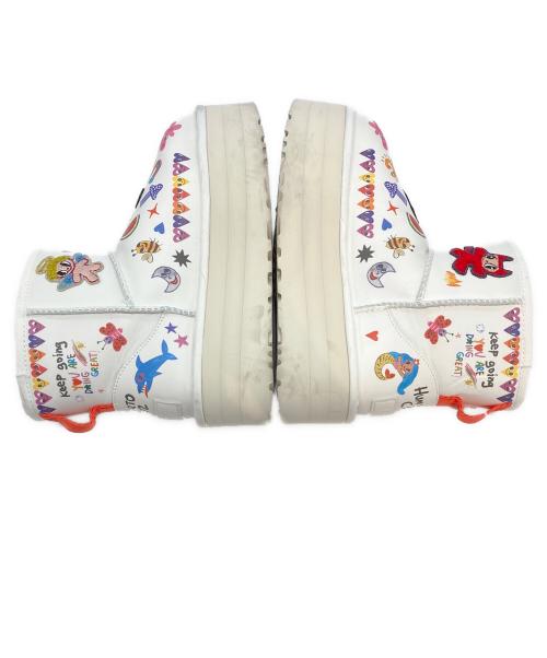UGG（アグ）UGG (アグ) Classic Platform Pop Sketch ホワイト サイズ:22の古着・服飾アイテム