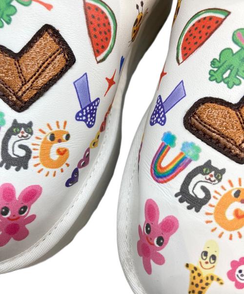 UGG（アグ）UGG (アグ) Classic Platform Pop Sketch ホワイト サイズ:22の古着・服飾アイテム