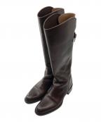 SARTOREサルトル）の古着「バックベルトロングブーツ」｜ブラウン